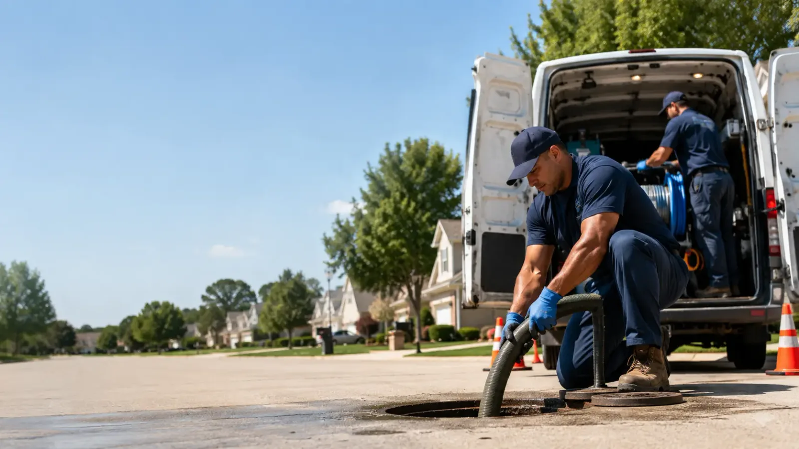 Sewer Backup Cleanup services in Industry, TX